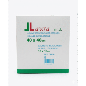 Compresse 40*40 en boite 10